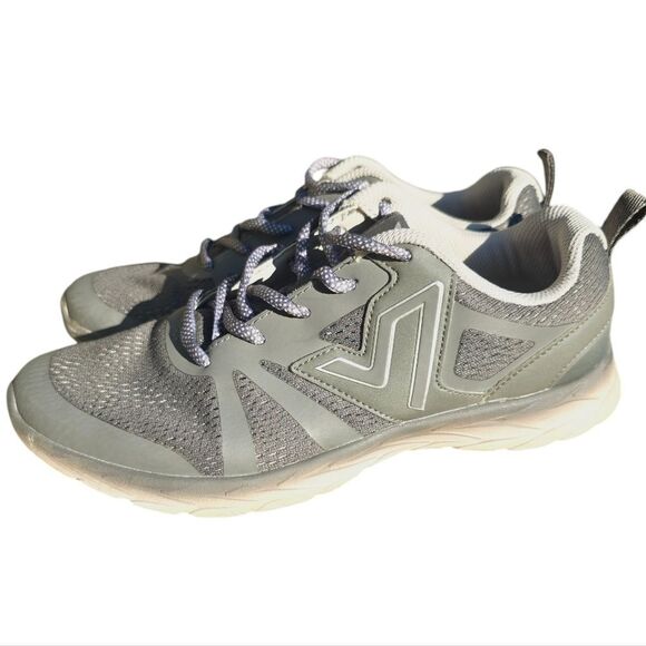 Vionic‎ 335 Miles Walking Shoes Grey Sneakers Women's size 8 - Picture 1 of 9
